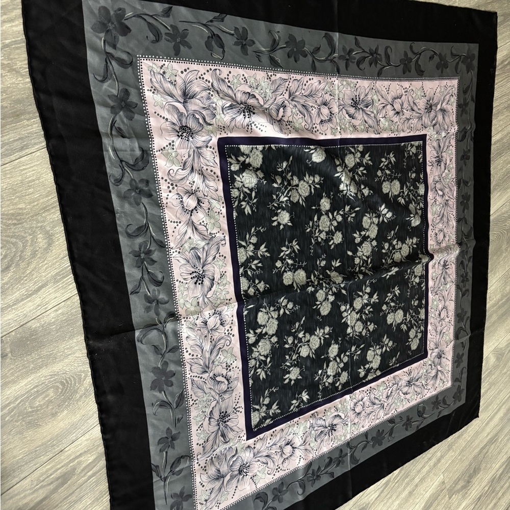 Floral Patterned Scarf